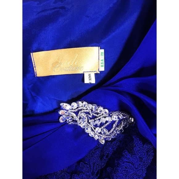 Jade Couture Bridesmaid Draped Neck Dress K168011 - Picture 5 of 8